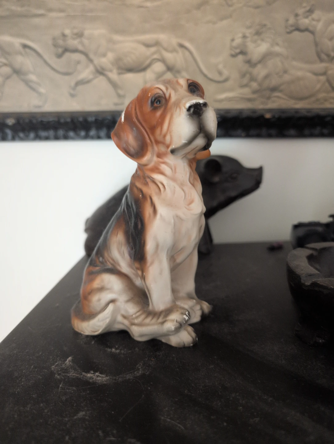 Ceramic Dog Figurine