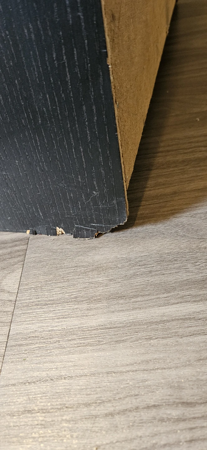Dark Wood 3-Drawer Dresser - photo 4