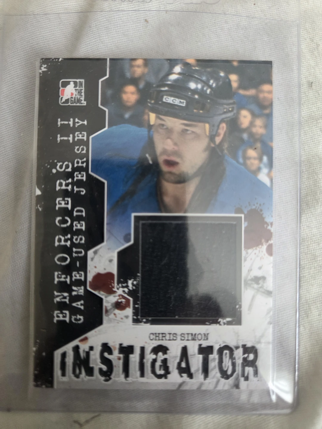 In The Game Enforcers II Chris Simon Instigator Hockey Card