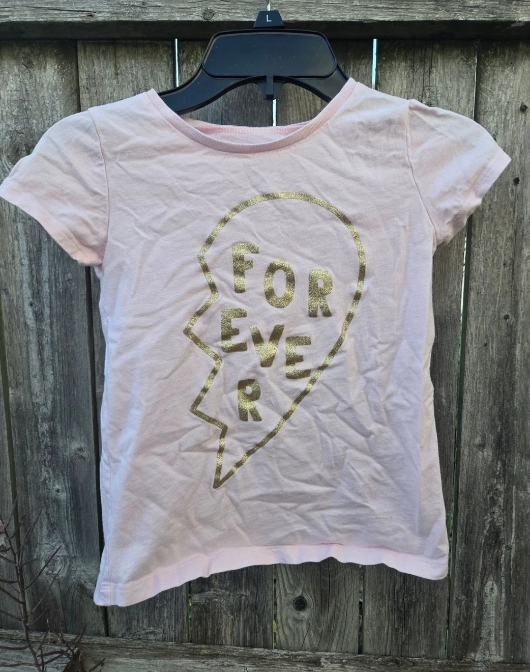 Carter's Kid Pink "Forever" Graphic T-Shirt Size 6/6x