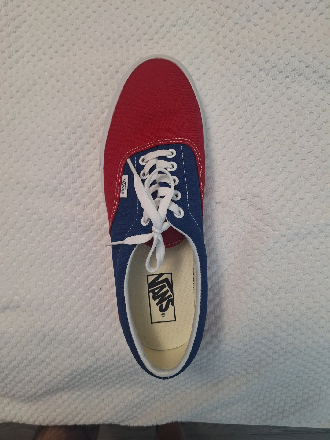 Croatia coloured Vans Era Red/Blue Checkerboard Sneakers