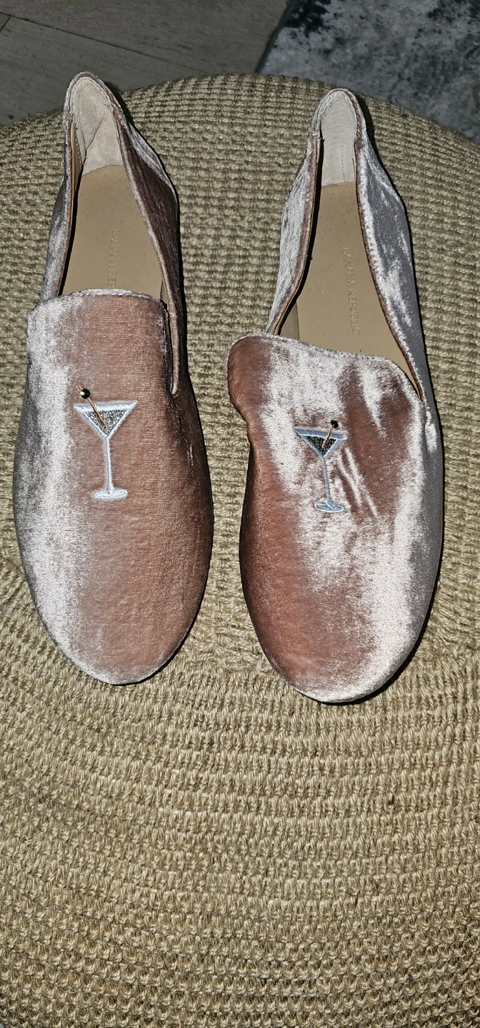 Banana Republic Velvet Martini Loafers - Size 8 - photo 3