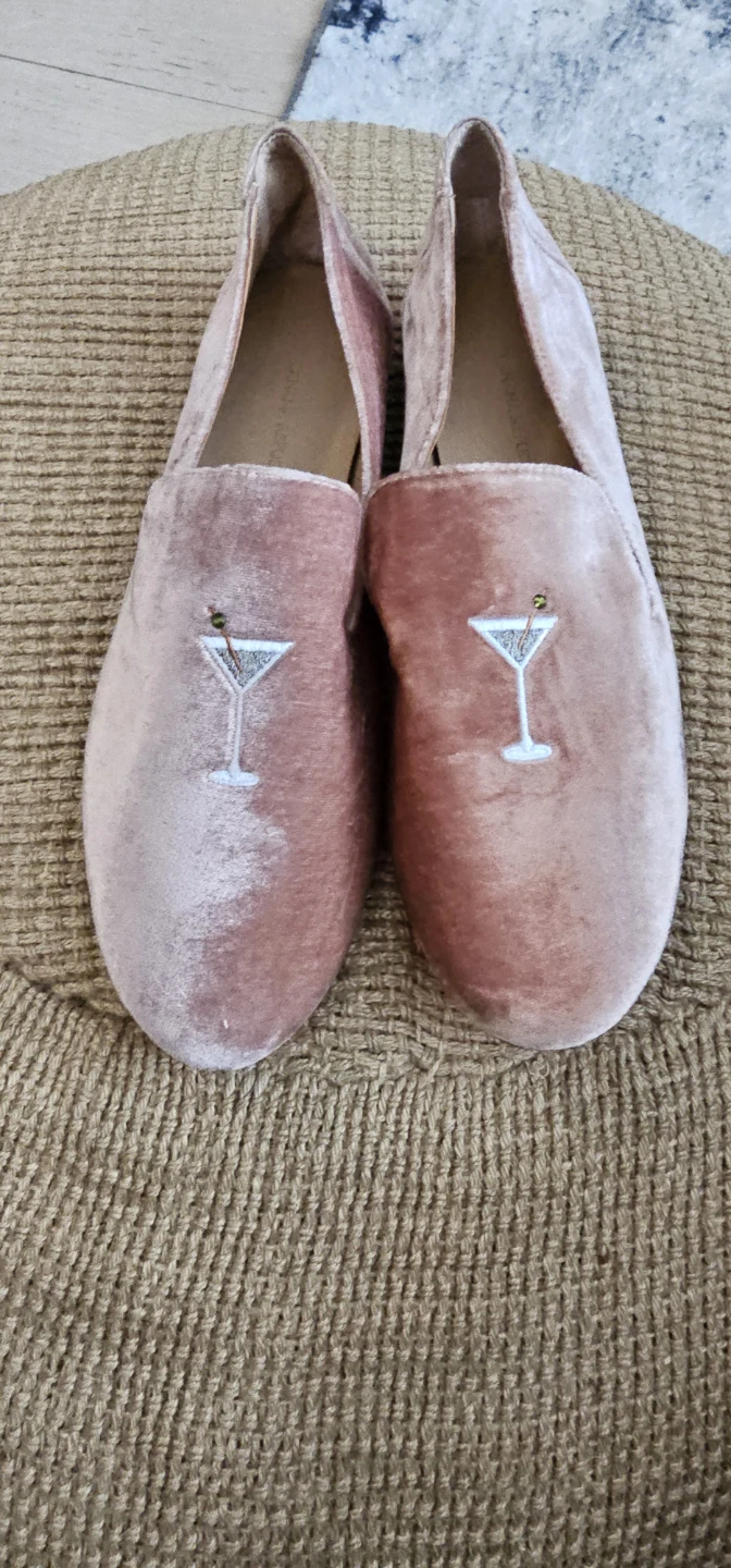Banana Republic Velvet Martini Loafers - Size 8 - photo 4