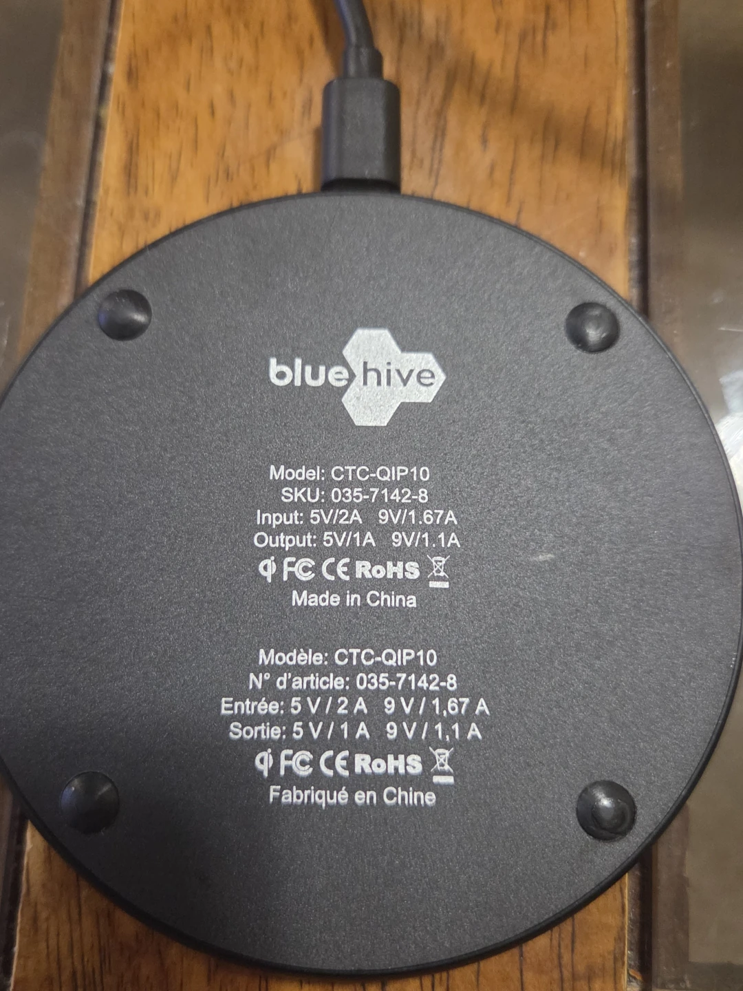 Blue Hive Wireless Charger Pad - photo 2