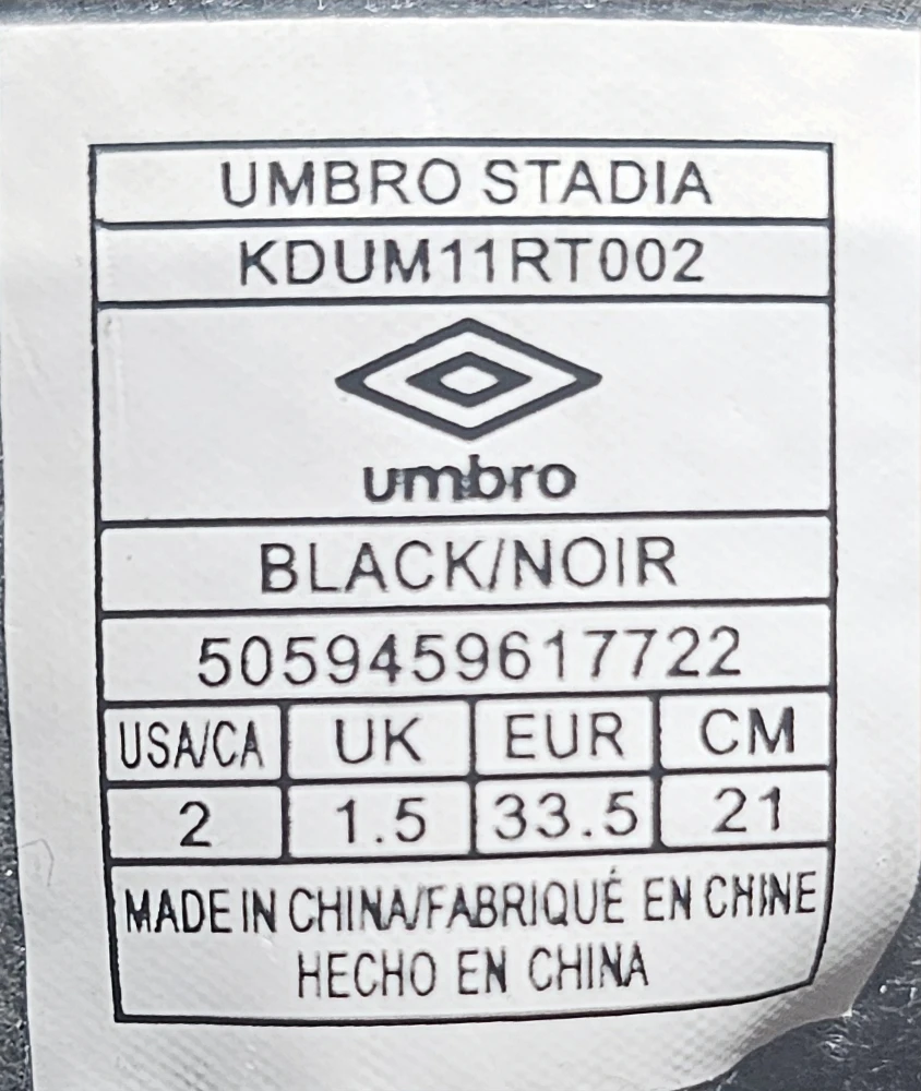 Umbro Stadia Soccer Cleats - Black/Blue - photo 4