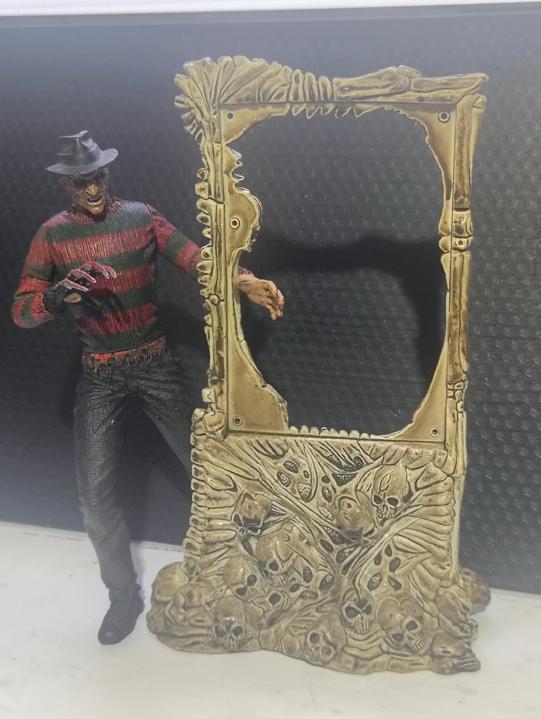 Freddy Krueger Action Figure with Frame