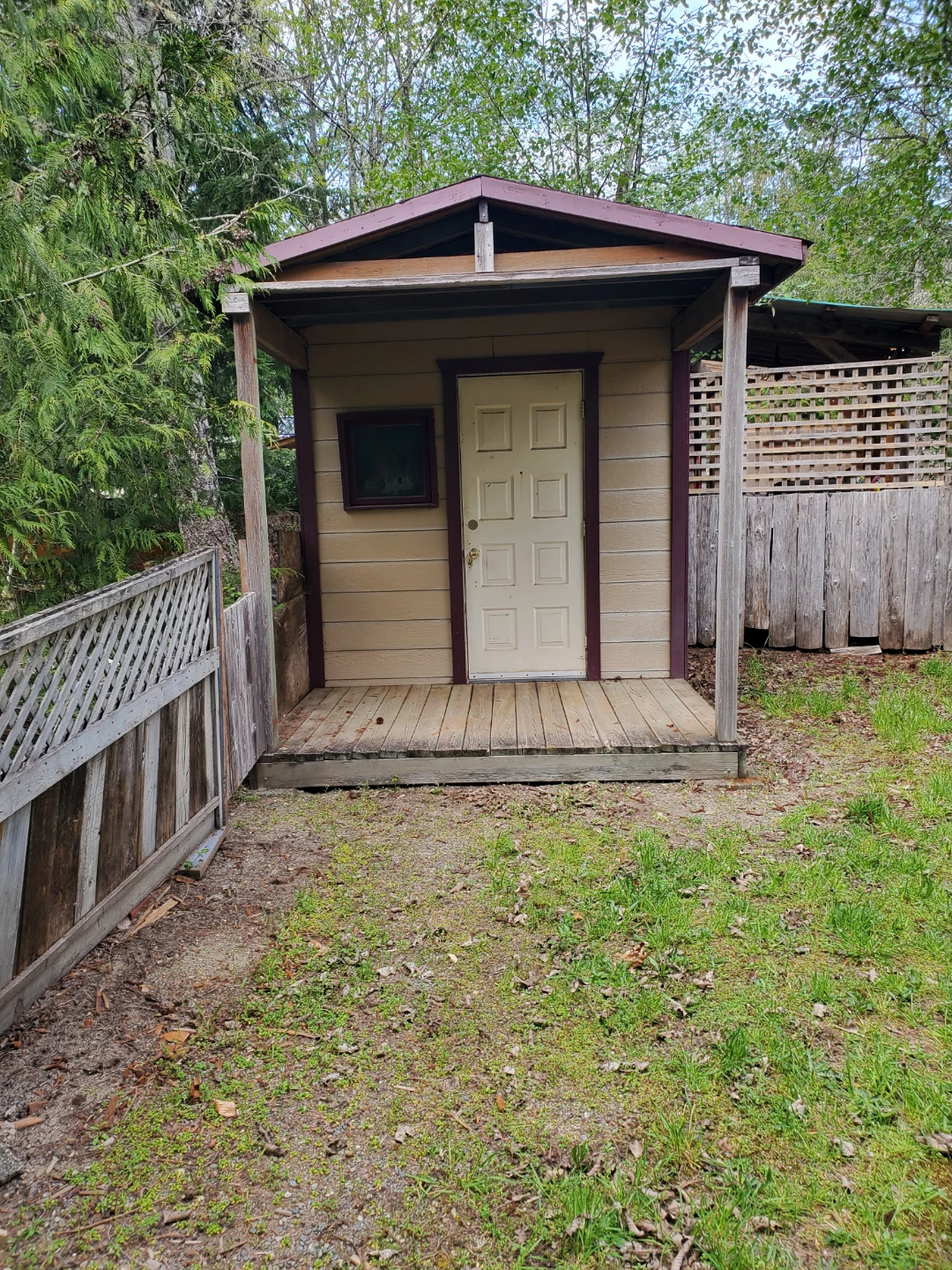 Wooden Deck with Steps and B46 Sign - photo 4