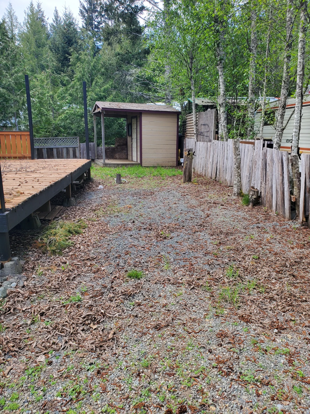 Wooden Deck with Steps and B46 Sign - photo 5