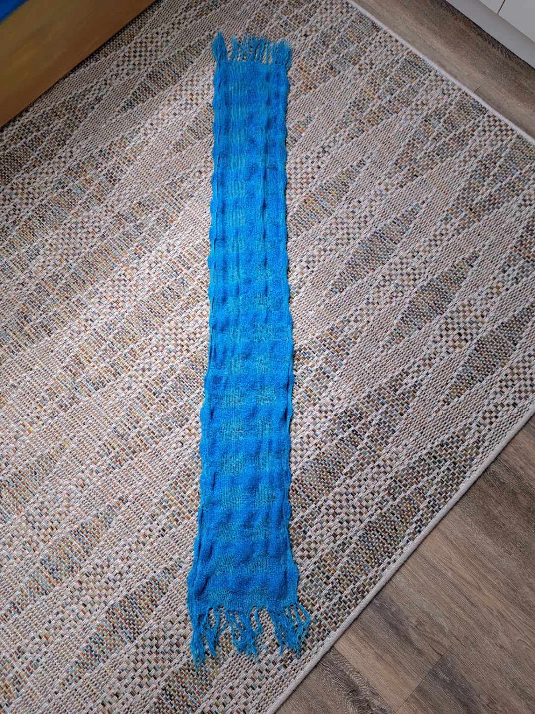 Blue Knit Scarf - photo 2
