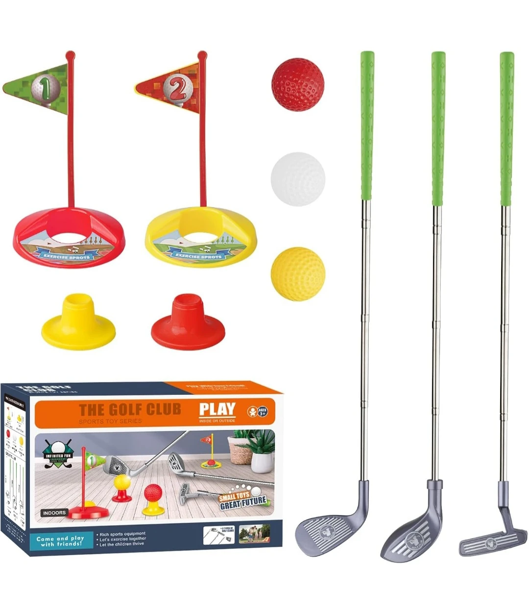 Kids Golf Club Set with Adjustable Club