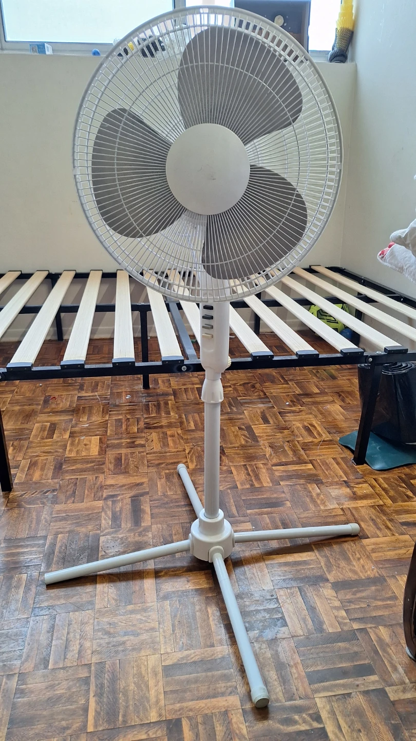 White Standing Fan - photo 2