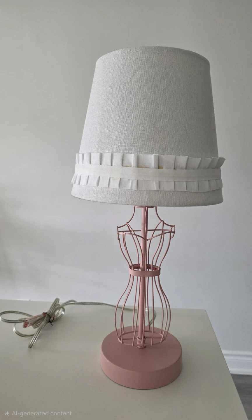 Pink Mannequin Lamp
