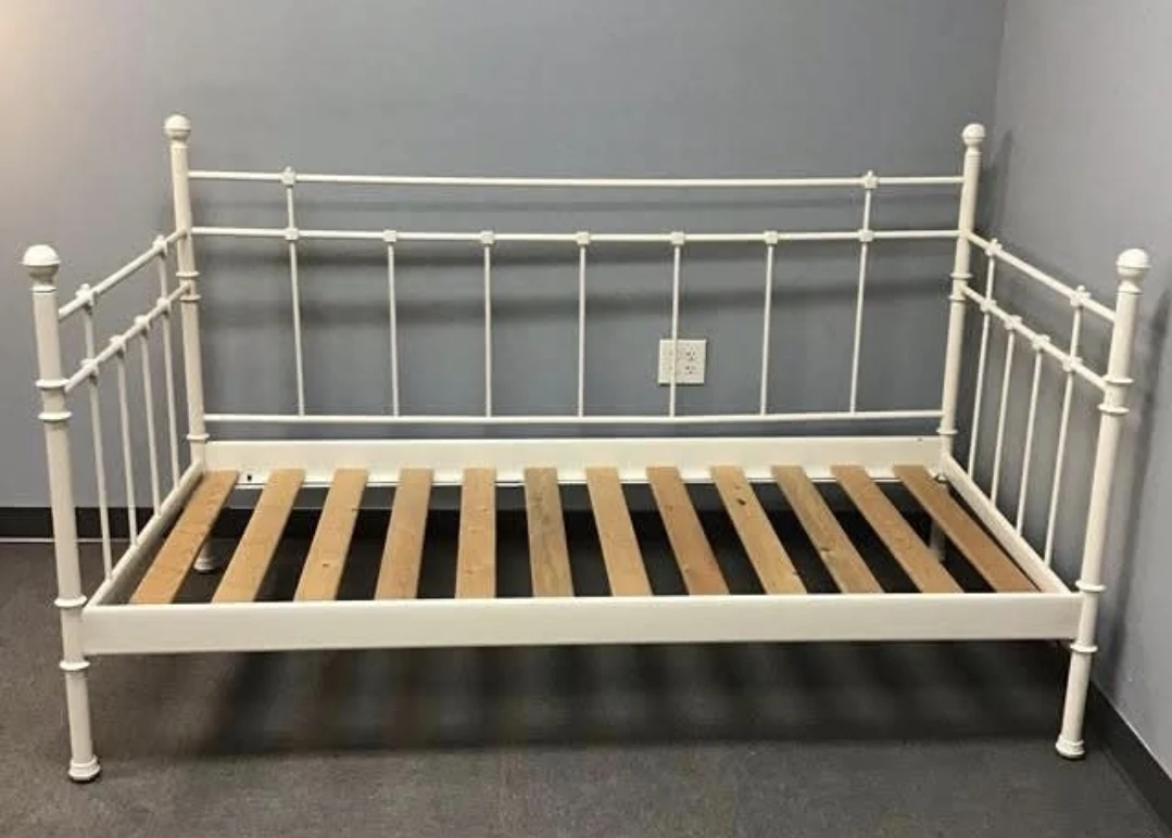 IKEA tromnes Light Blue Metal Daybed Frame with Slats - photo 4