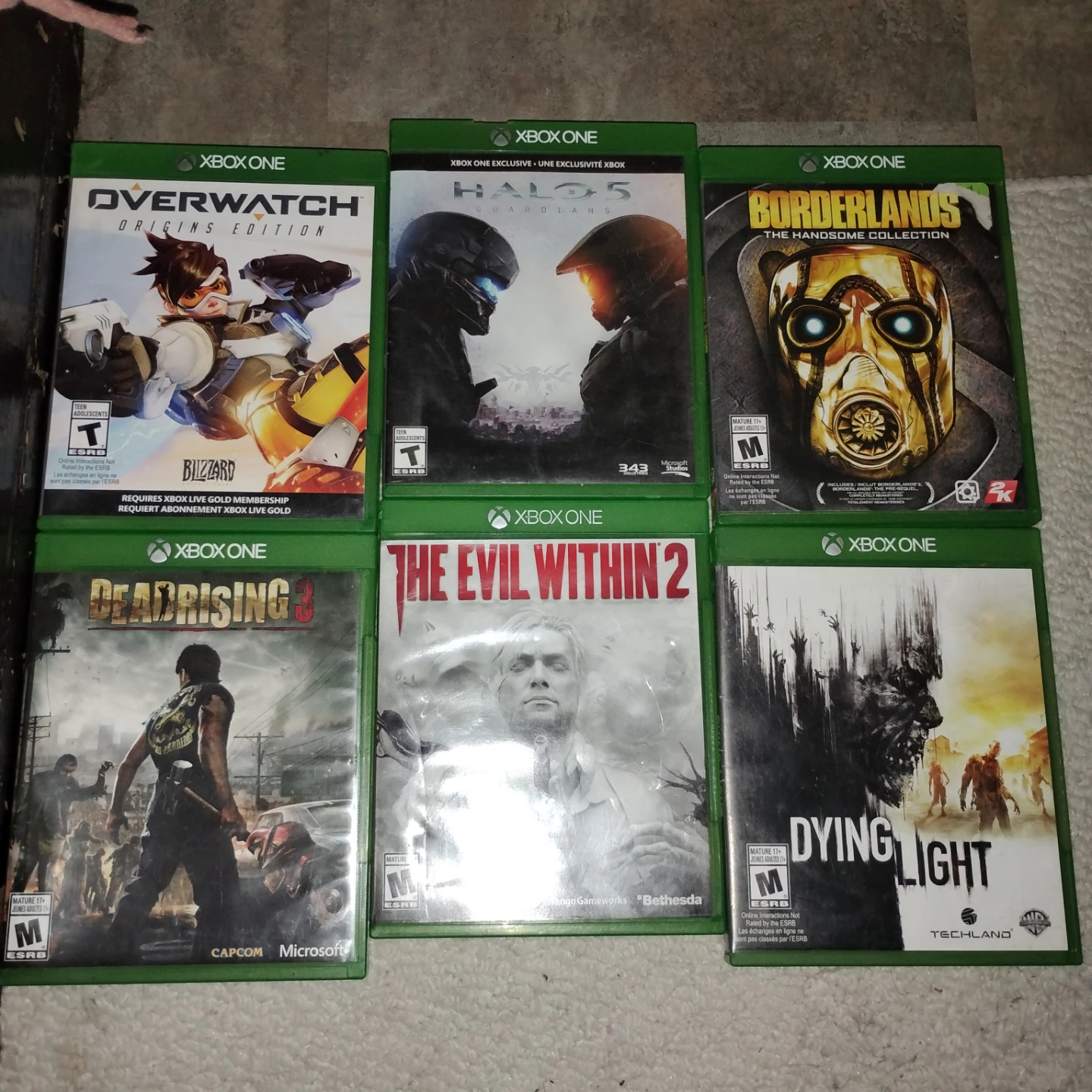 Xbox One Games Lot -