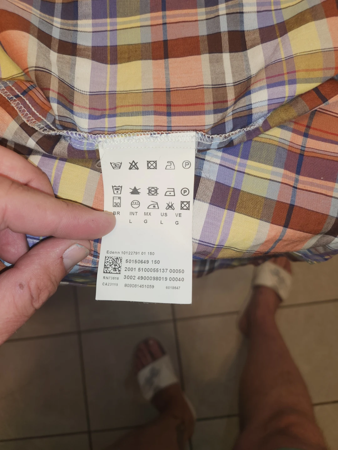 BOSS Hugo Boss Plaid Short Sleeve Button-Up Shirt - photo 3