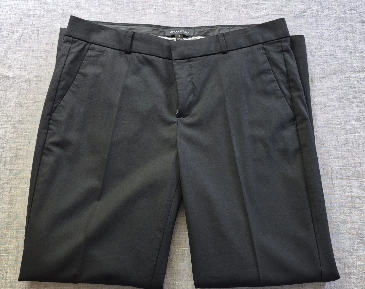 Banana Republic Black Wool Blend Dress Pants Size 8 - photo 2
