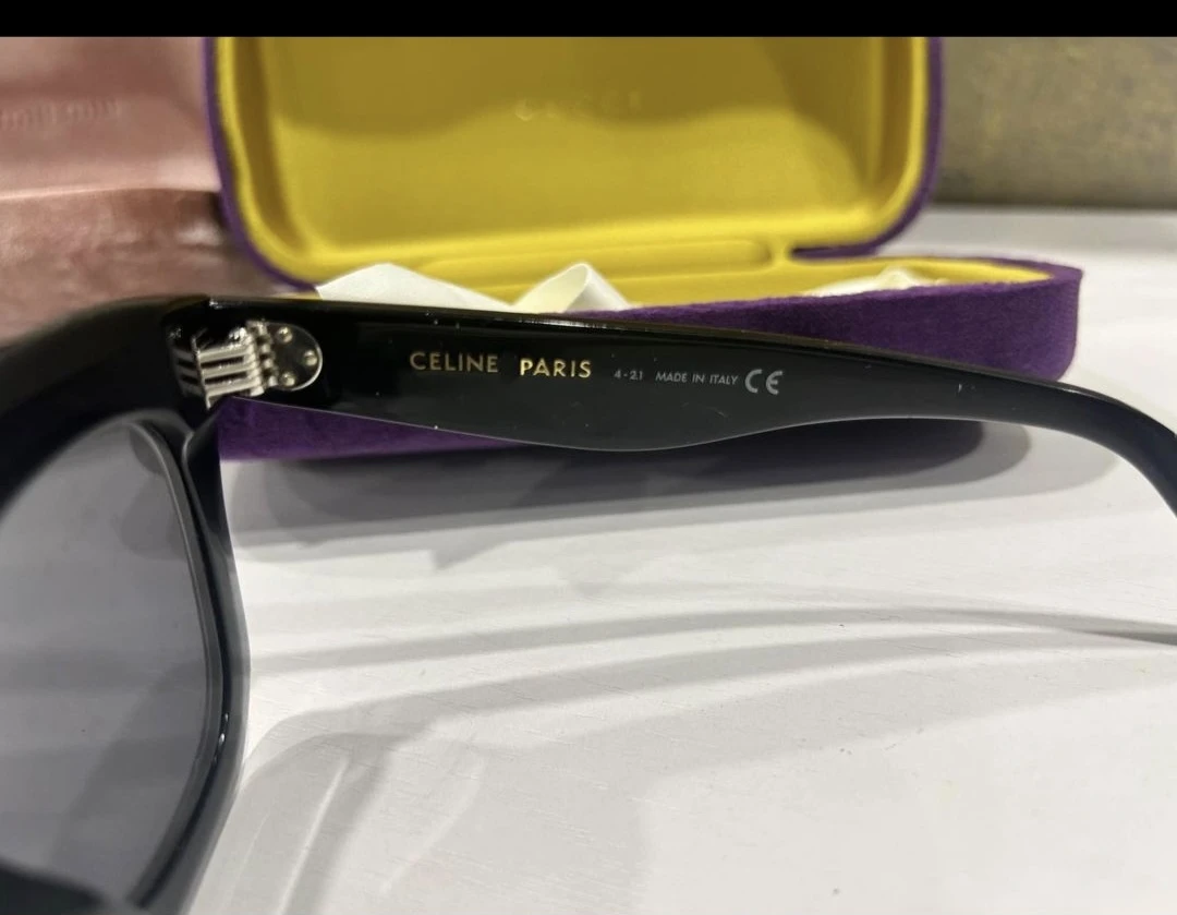 CELINE PARIS Black Sunglasses - photo 4
