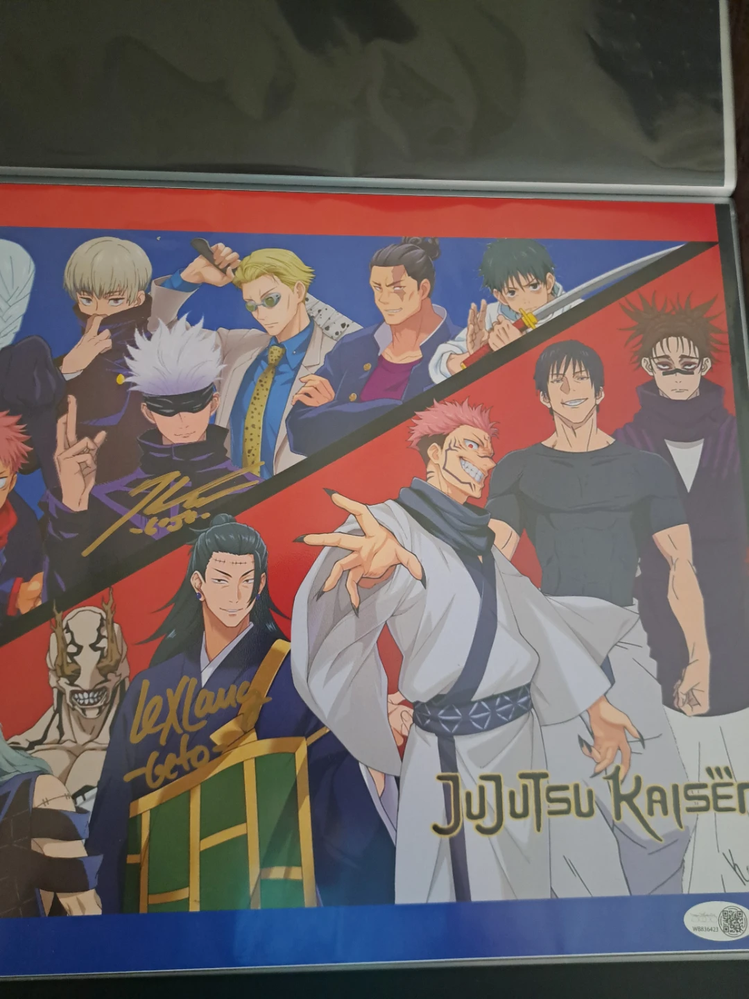 Jujutsu Kaisen Anime Poster with Signatures - photo 3