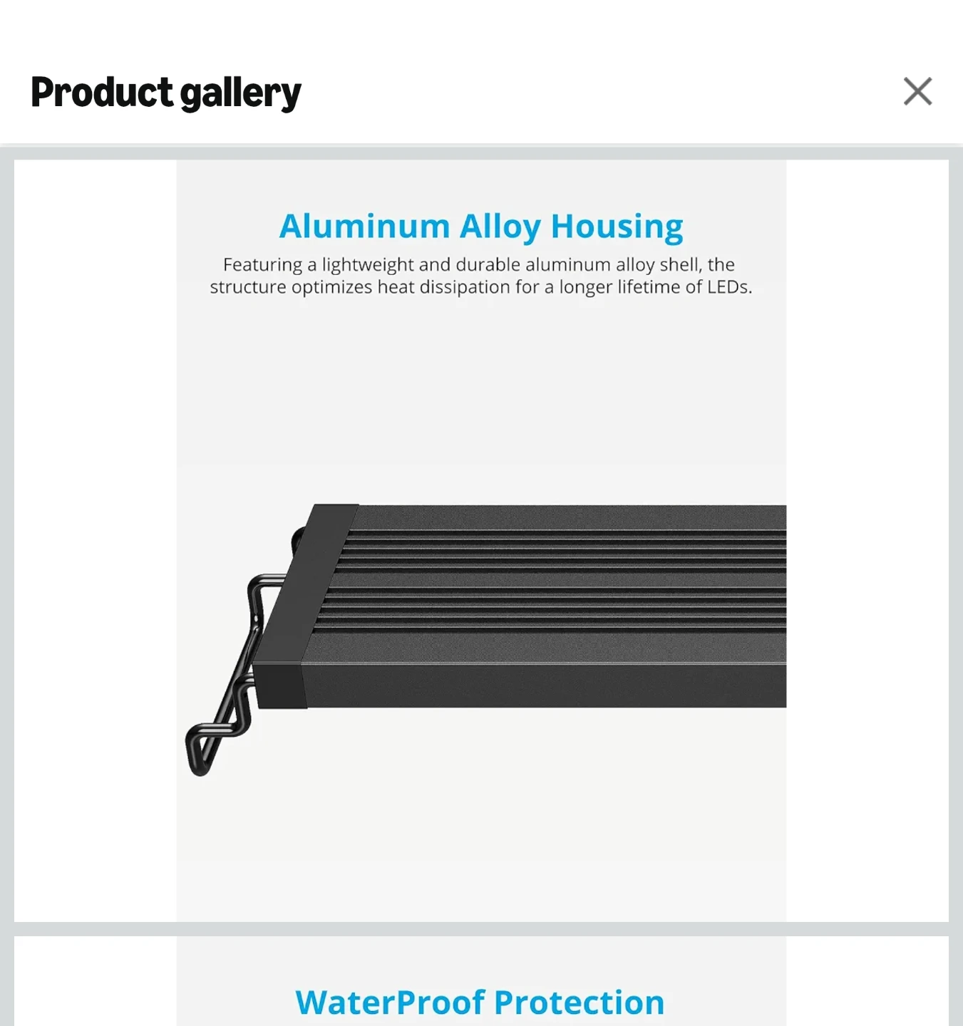Aquarium LED Light Bar with Controller - photo 4