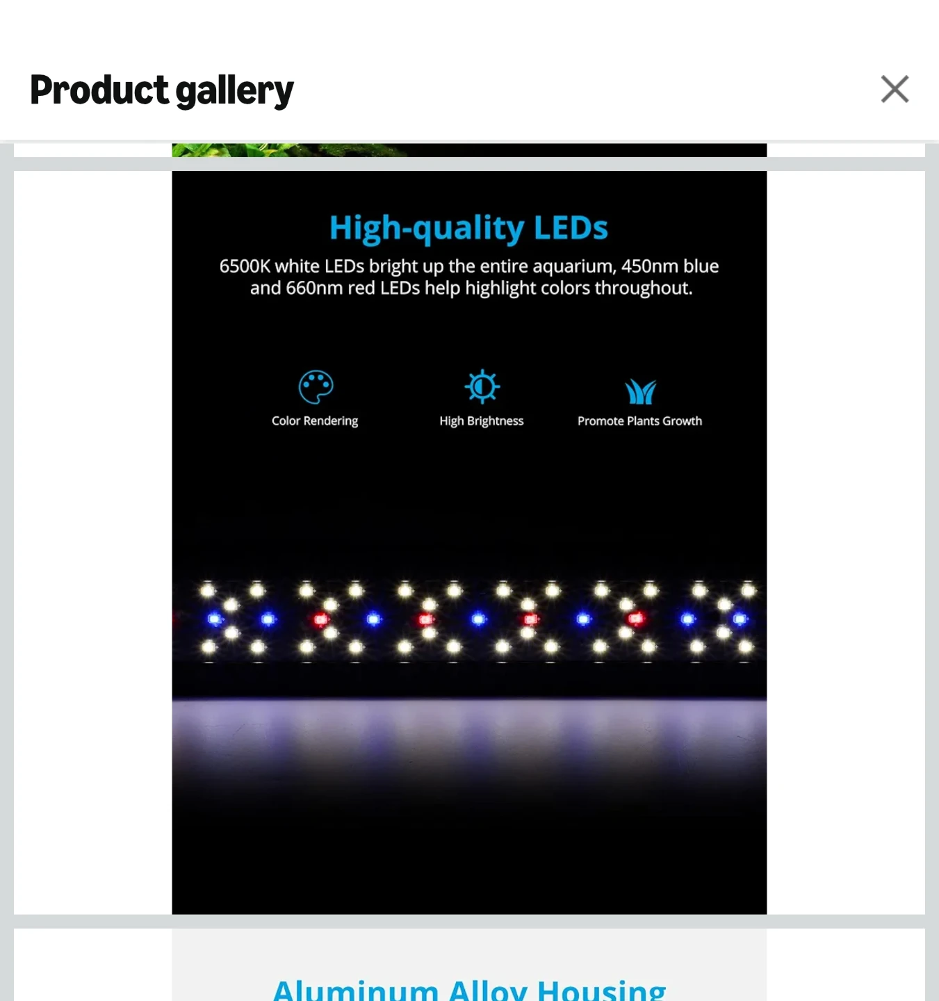 Aquarium LED Light Bar with Controller - photo 5