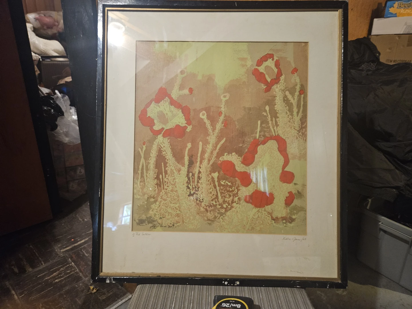 Framed Art Print - Red Poppies - photo 4