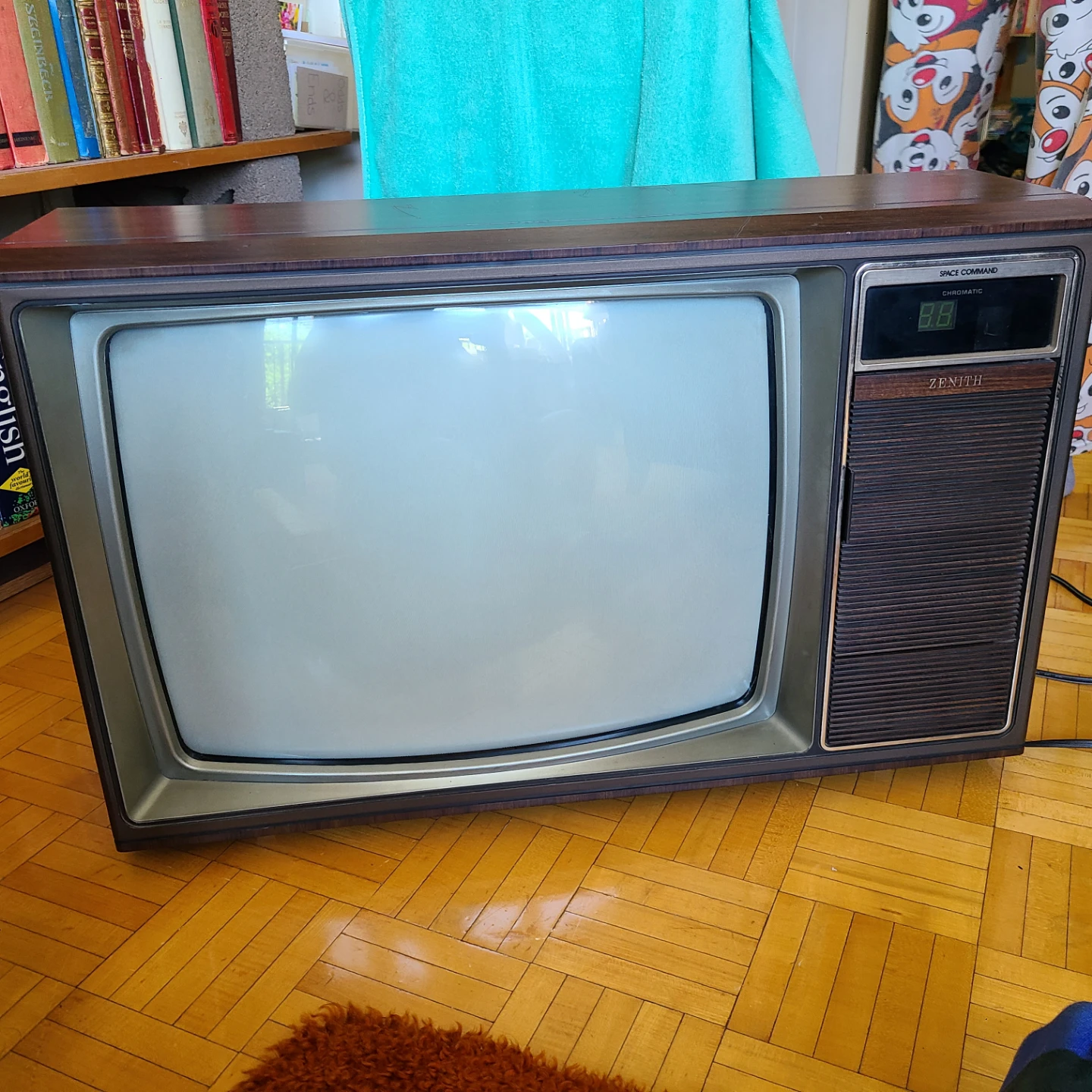 Zenith Space Command Chromatic TV (19 inch) with remote/working