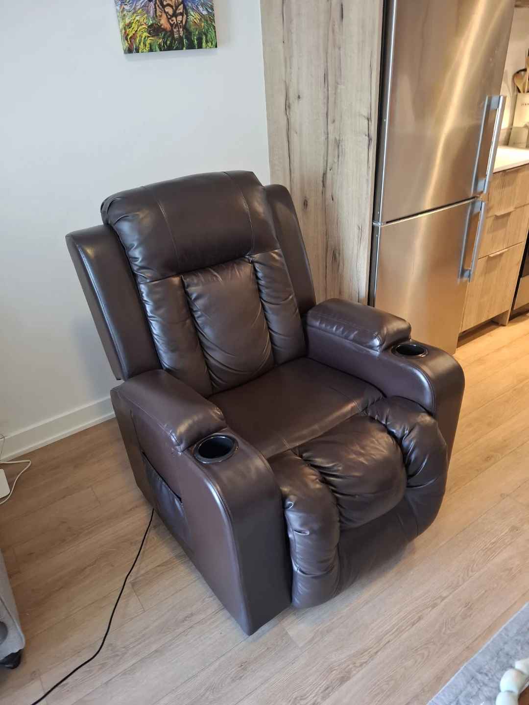 Electric Brown Recliner - photo 2