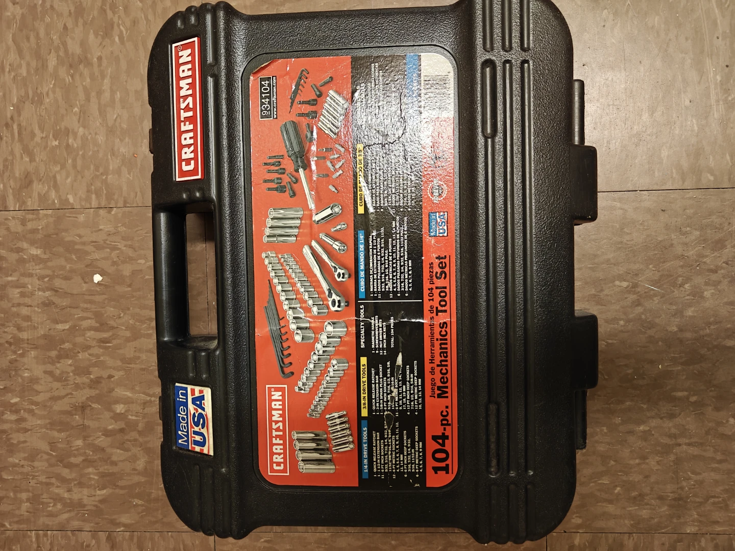 Craftsman 104-pc. Mechanics Tool Set