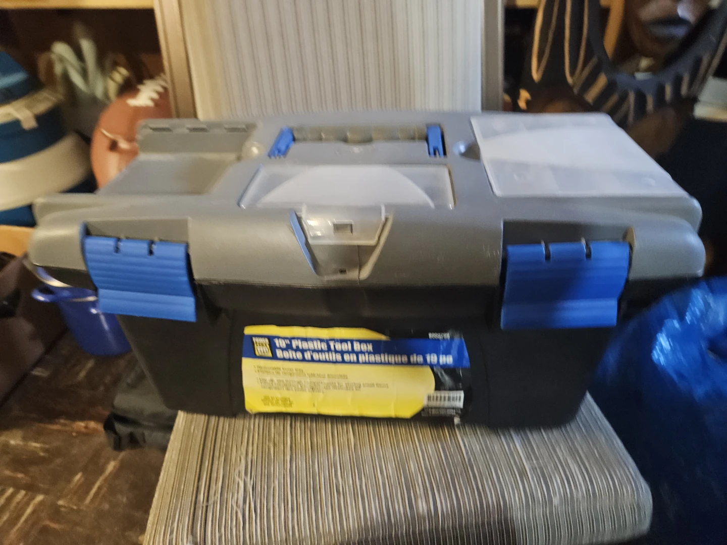 POWER FIST 19" Plastic Tool Box - photo 2