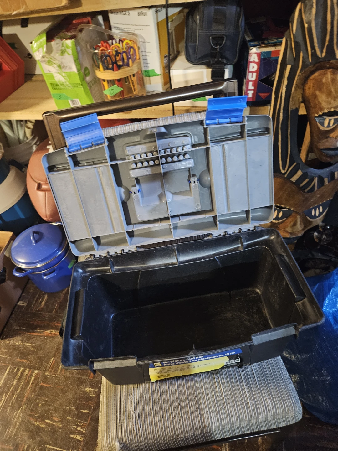 POWER FIST 19" Plastic Tool Box - photo 5