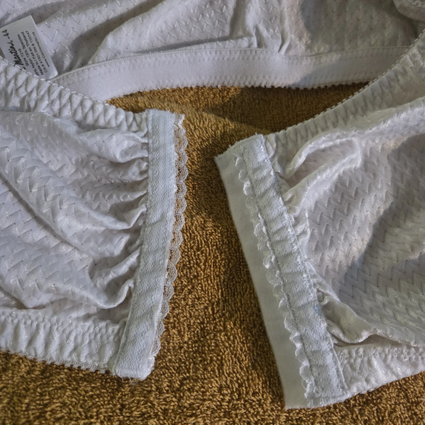 Carole Martin White Bra Size 44 - photo 4