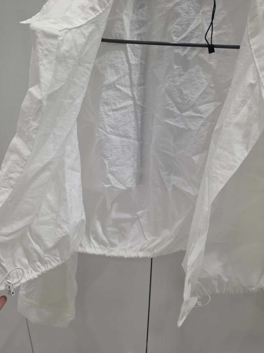 ZARA White Cropped Shirt - photo 2