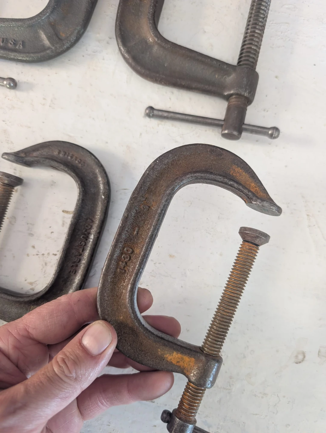 Assorted C Clamps tools - photo 4