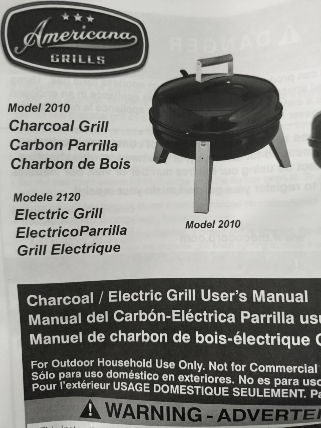 Ameicanan grill 2010 with charcoal and lighter fluid - photo 5