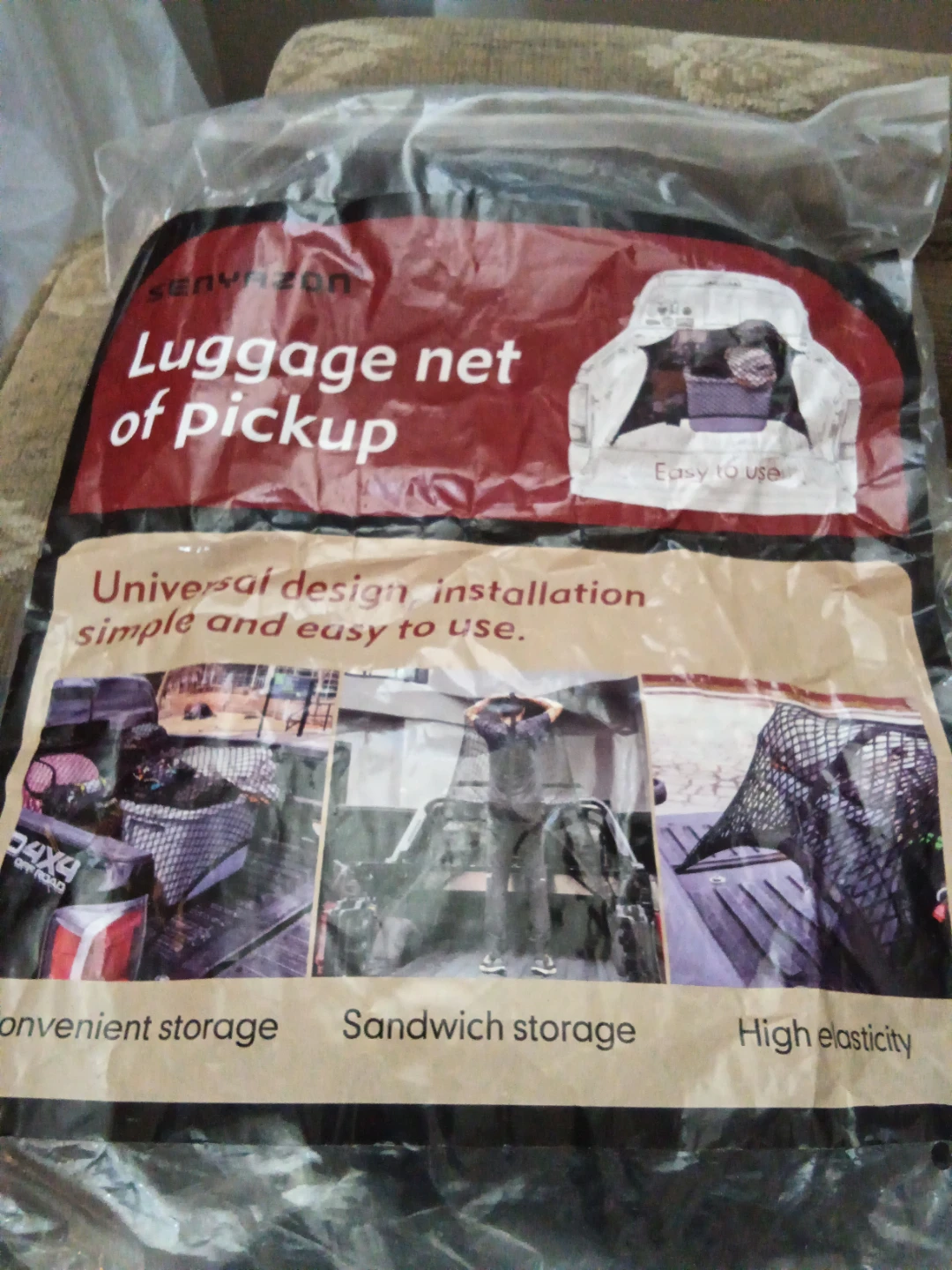 Senyazon Luggage Net for Pickup Truck - photo 3