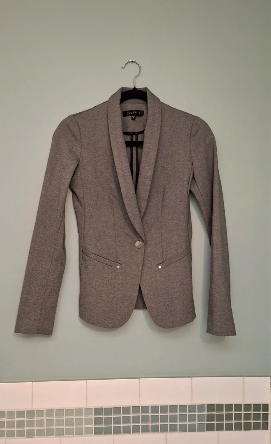 DYNAMITE Grey Blazer