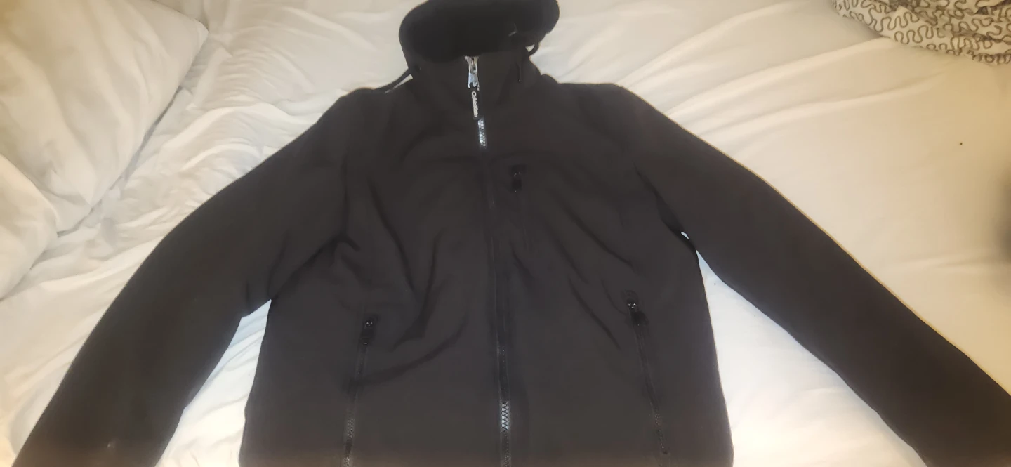 Calvin Klein Black Hooded Jacket