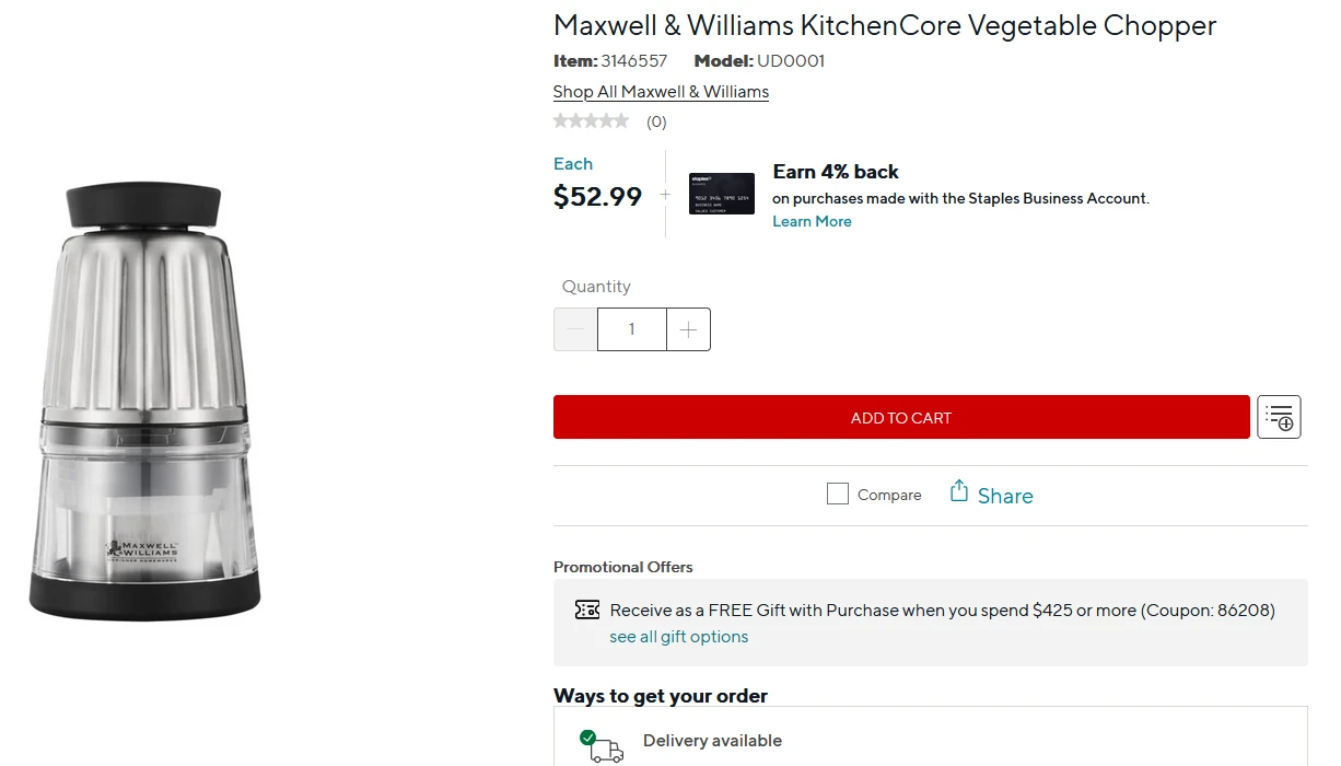 New Maxwell Williams Kitchencore Vegetable Chopper - photo 3