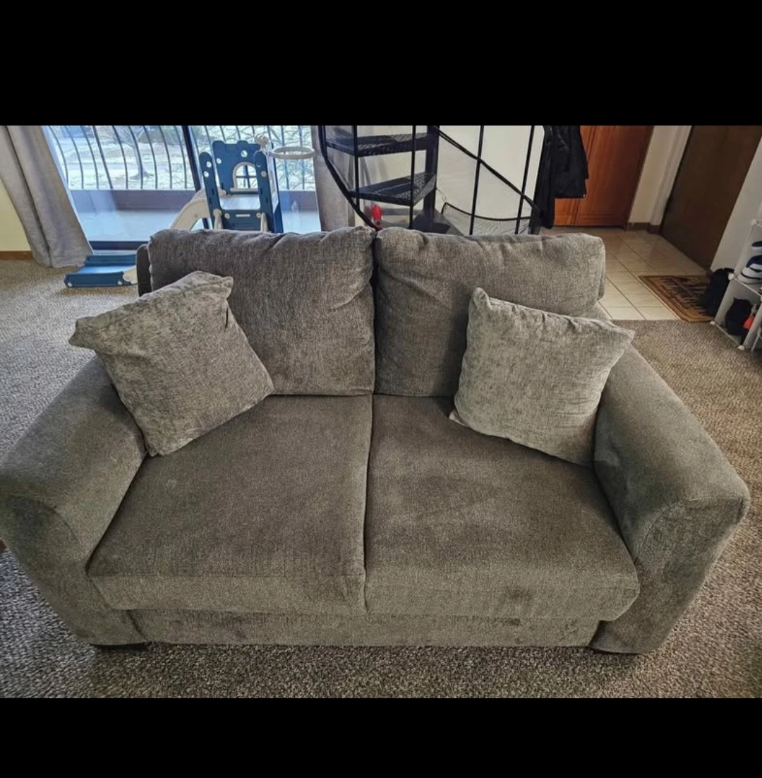 Gray Loveseat Sofa