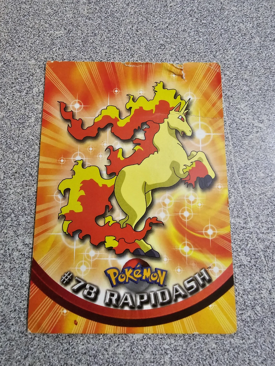 #78 Rapidash Pokemon Card