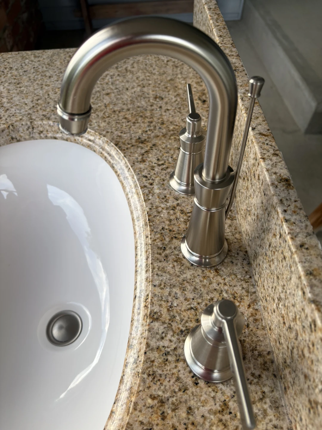 Granite Vanity Top with Undermount Sink and Faucet