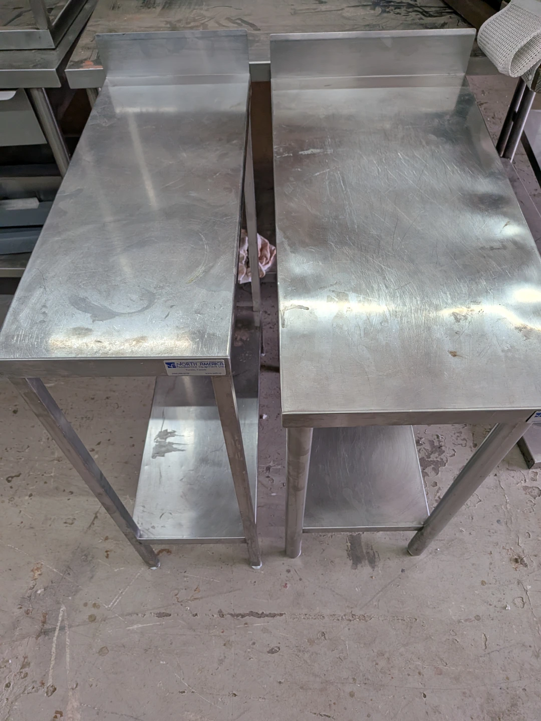Stainless Steel skirt Table