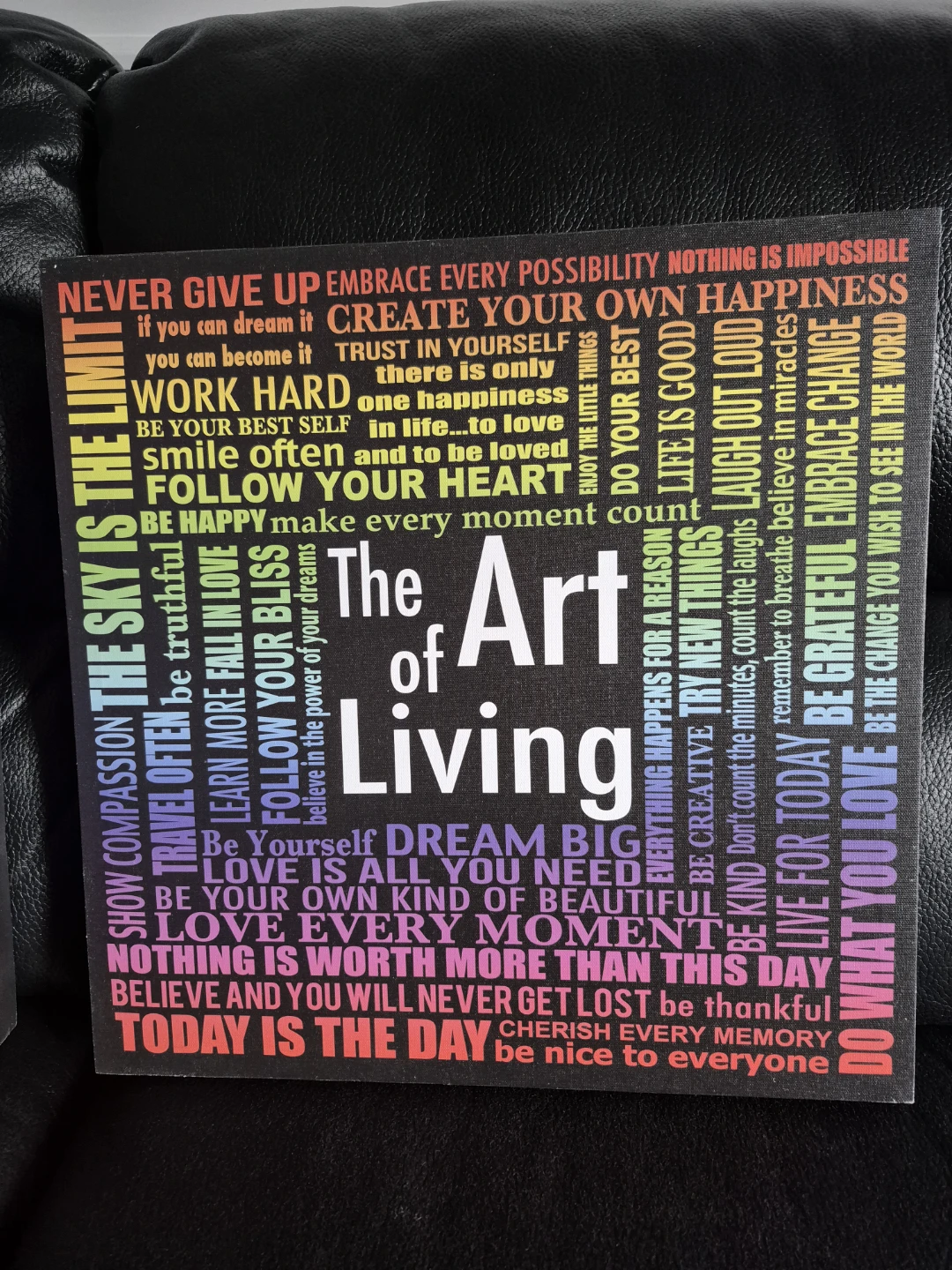 Inspirational Wall Art "The Art of Living" - photo 2
