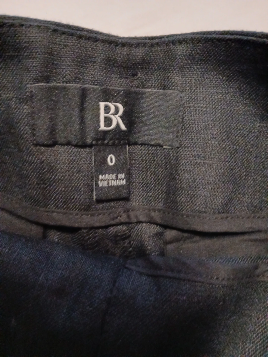 Banana Republic BR BLACK LINEN   Shorts Size 0 - photo 2