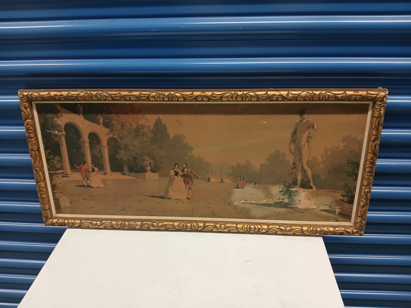 Vintage Framed Landscape Painting