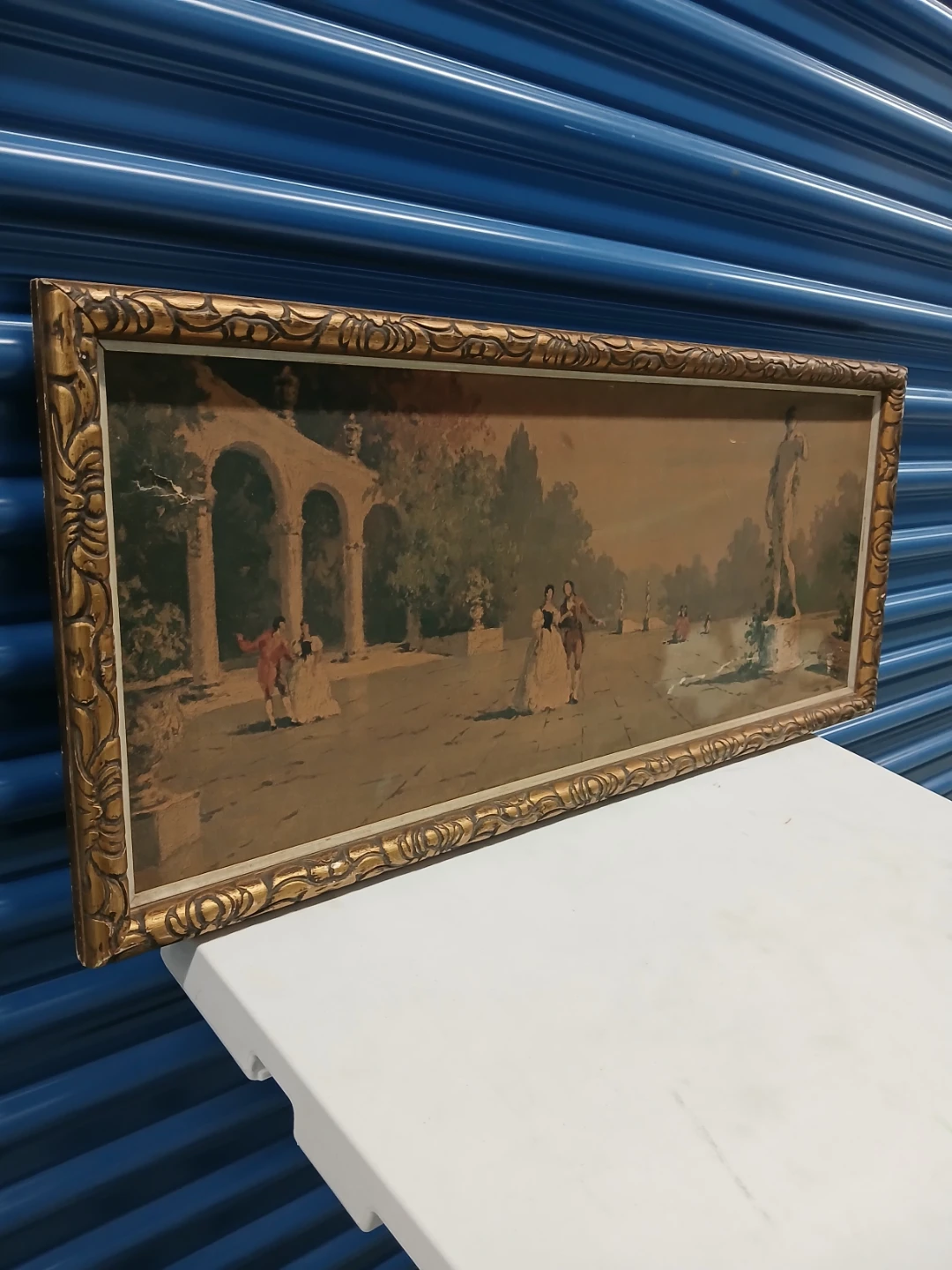 Vintage Framed Landscape Painting - photo 3