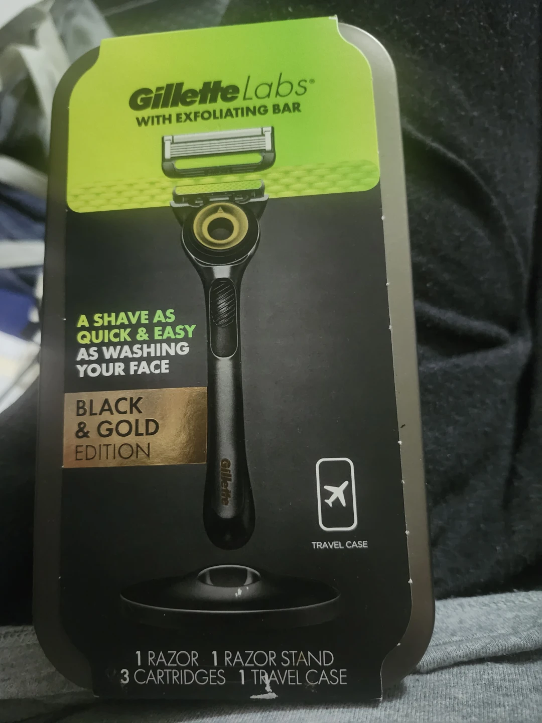 Gillette Labs Black & Gold Edition Razor Set