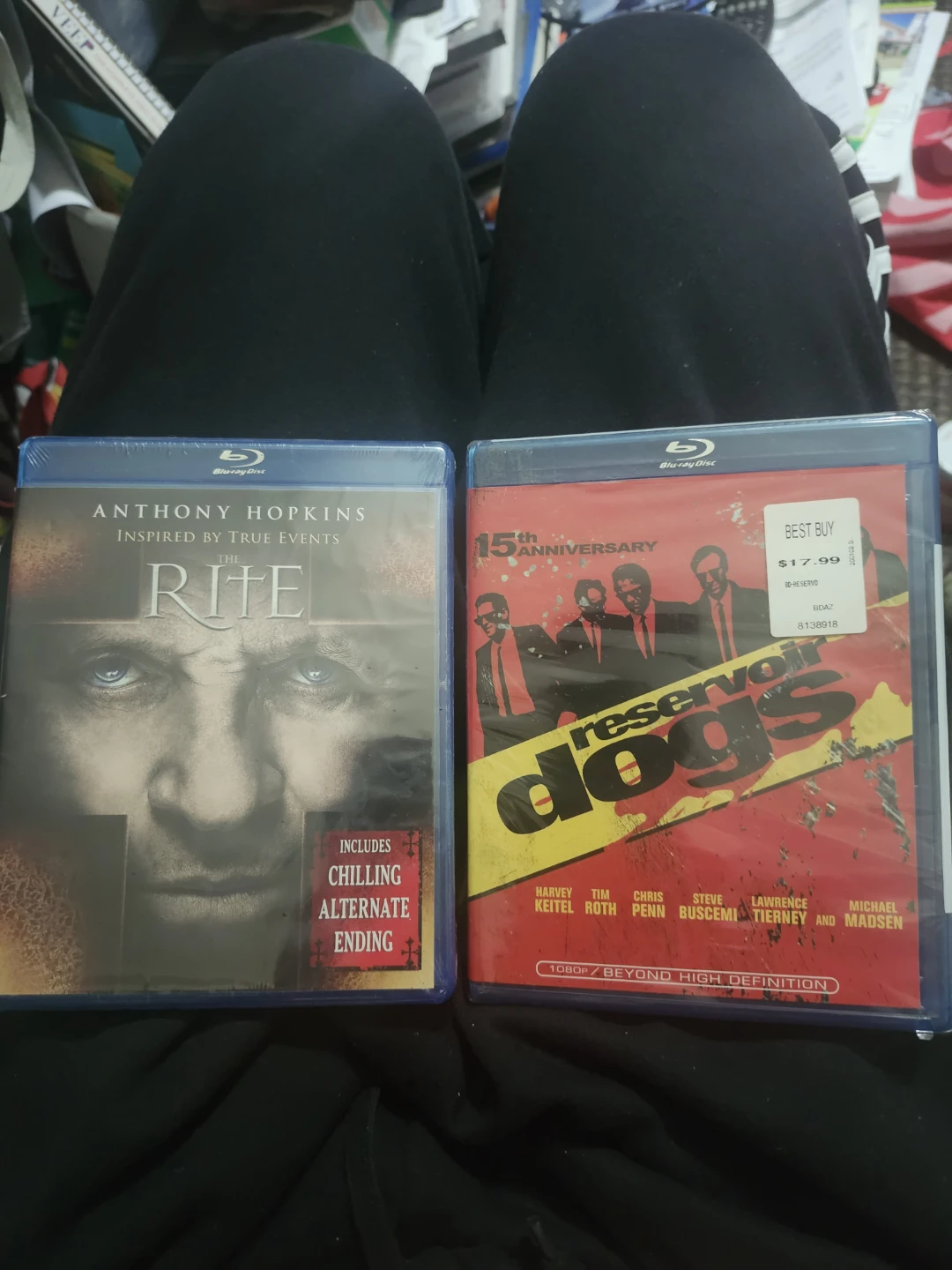 The Rite & Reservoir Dogs Blu-ray Movies