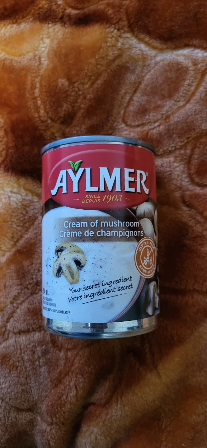 Aylmer Cream of Mushroom Soup⚽