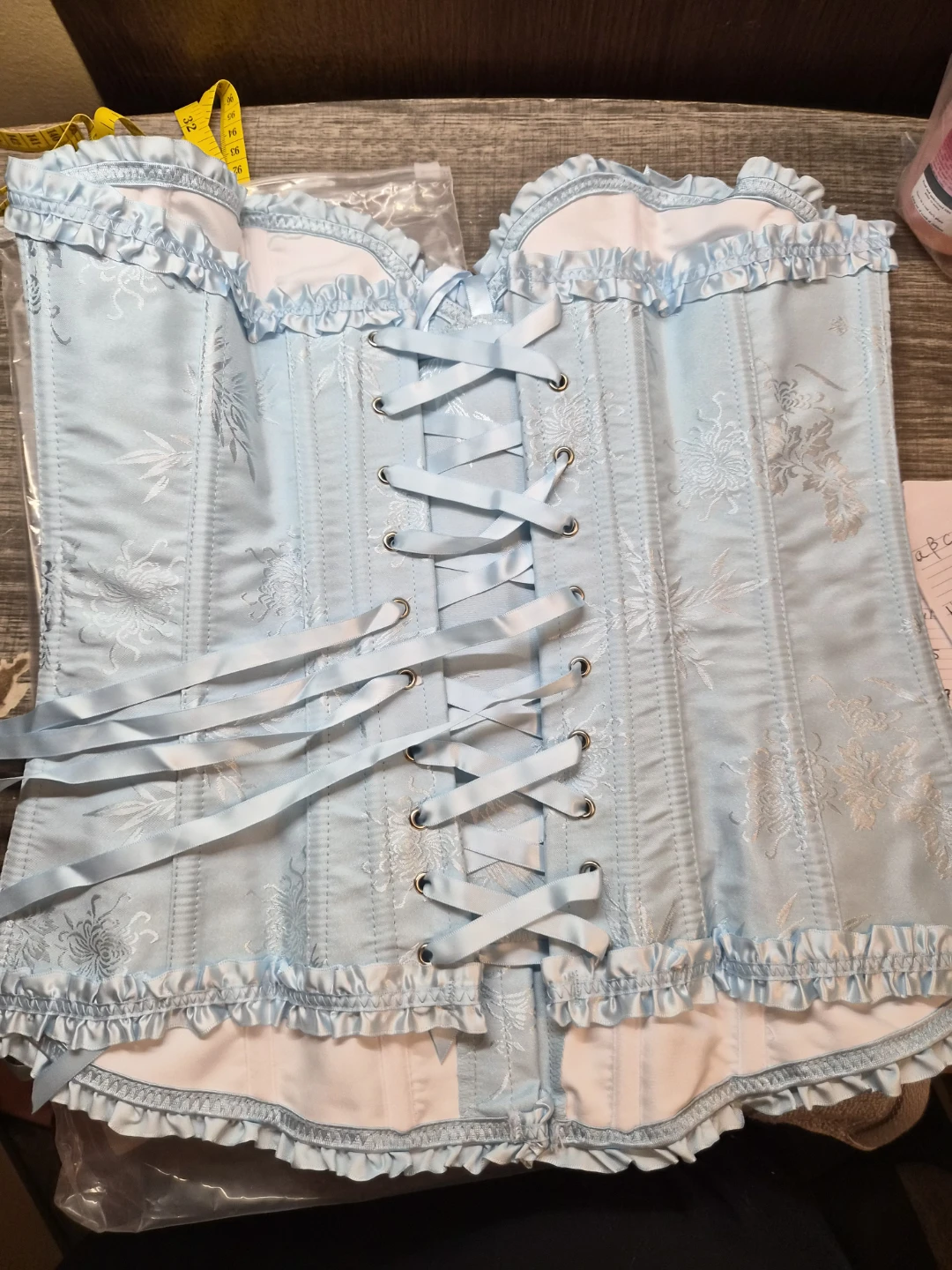 SZIVYSHI Light Blue Corset - Size L - photo 2